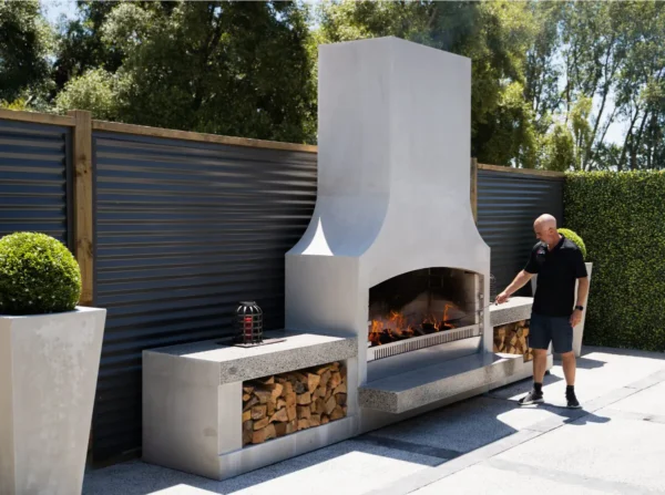 The Elite Outdoor Fireplace