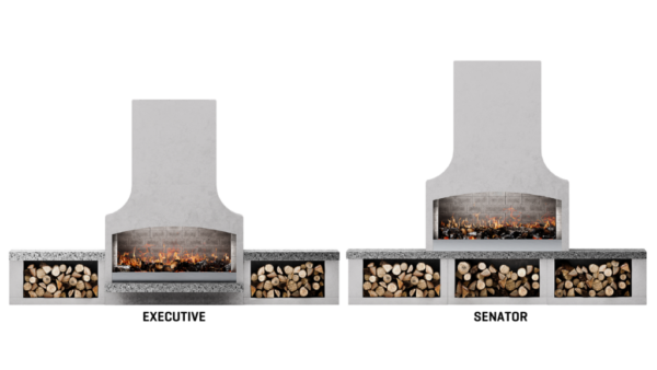 The Elite Outdoor Fireplace
