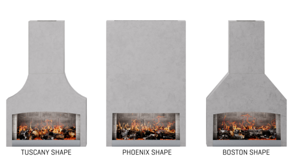 The Signature Series of Outdoor Fireplace’s