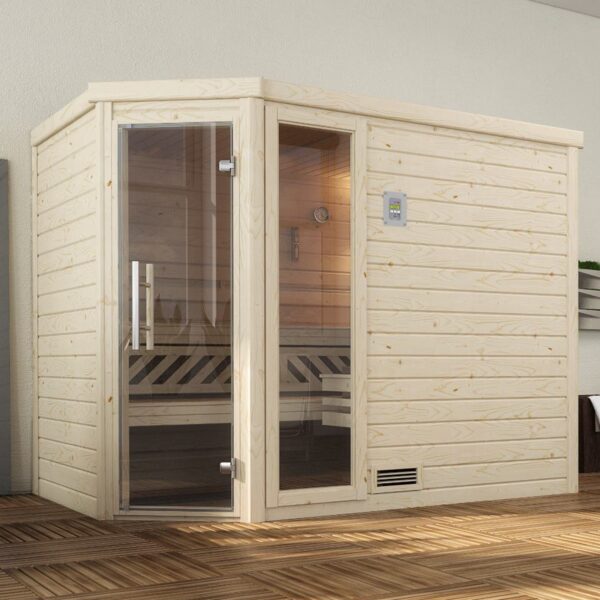 Weka Premium Solid Wood Familysauna Turku 3 – 45 mm