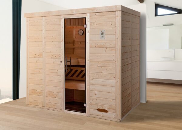 Weka Premium Solid Wood Element sauna “Kemi” – 45 mm
