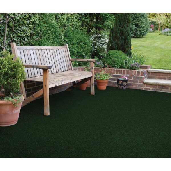 Grizzly Grass 12 ft. Wide x Cut to Length Green Artificial Grass Turf