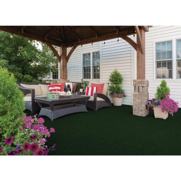 Grizzly Grass 12 ft. Wide x Cut to Length Green Artificial Grass Turf